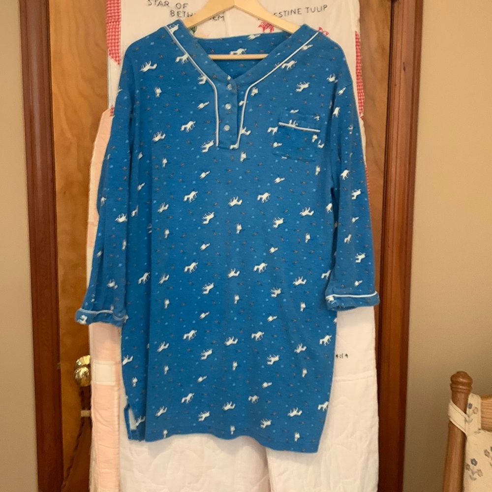 Ladies size large long sleeve nightgown